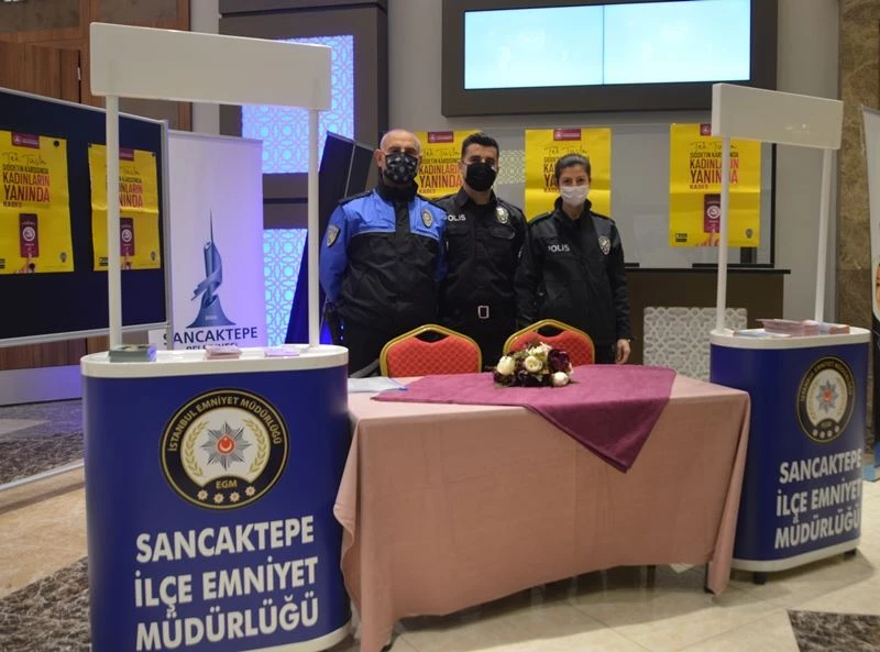 Sancaktepe Emniyeti Kadına Şiddette karşı KADES uygulamasını anlatıyor