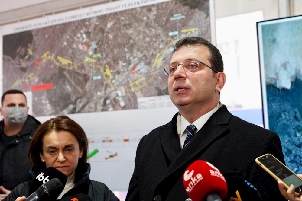 İBB Başkanı Ekrem İmamoğlu, Çekmeköy-Sancaktepe-Sultanbeyli Metrosu’nda incelemelerde bulundu