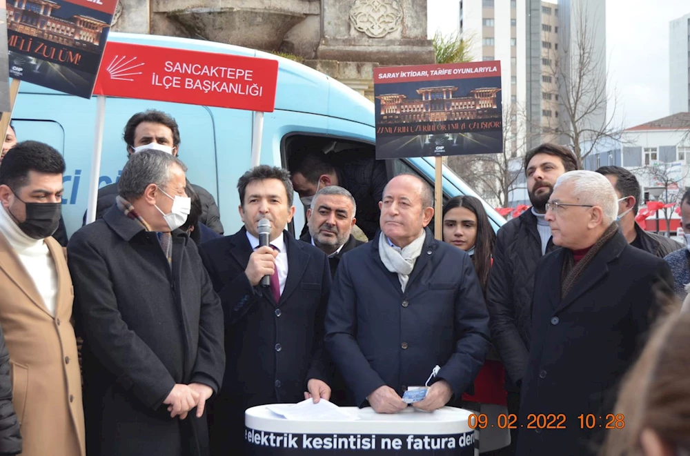 CHP SANCAKTEPE ZAMLARI PROTESTO ETTİ