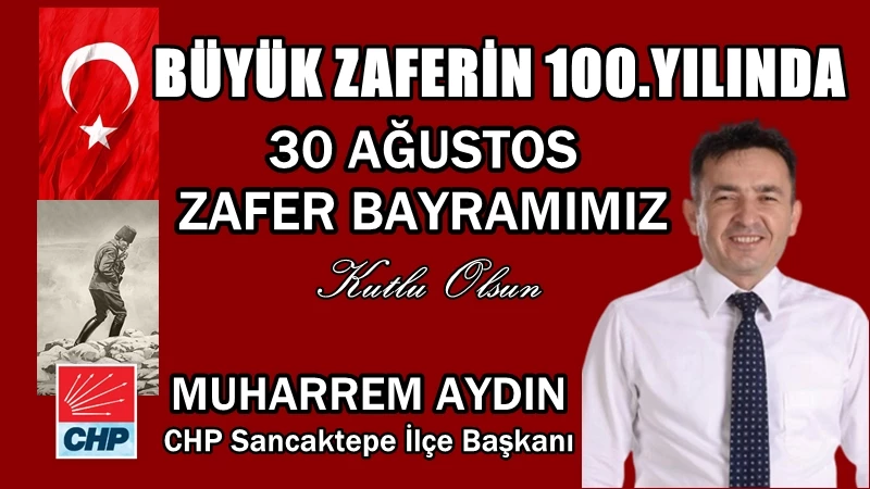CHP Sancaktepe İlçe Başkanı Muharrem Aydın