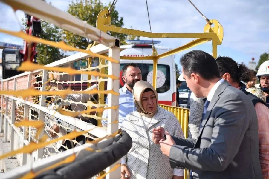 Sancaktepe Yenidoğan Metro inşaatında kaza meydana geldi