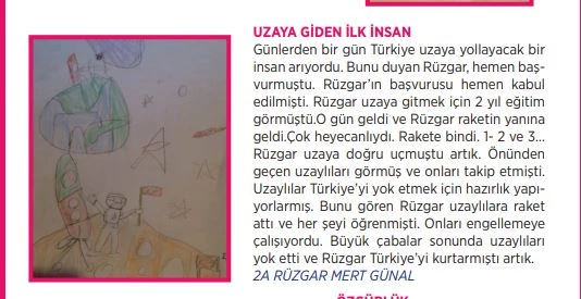 Sancaktepe Bil Koleji öğrencilerinden resimli hikaye kitabı