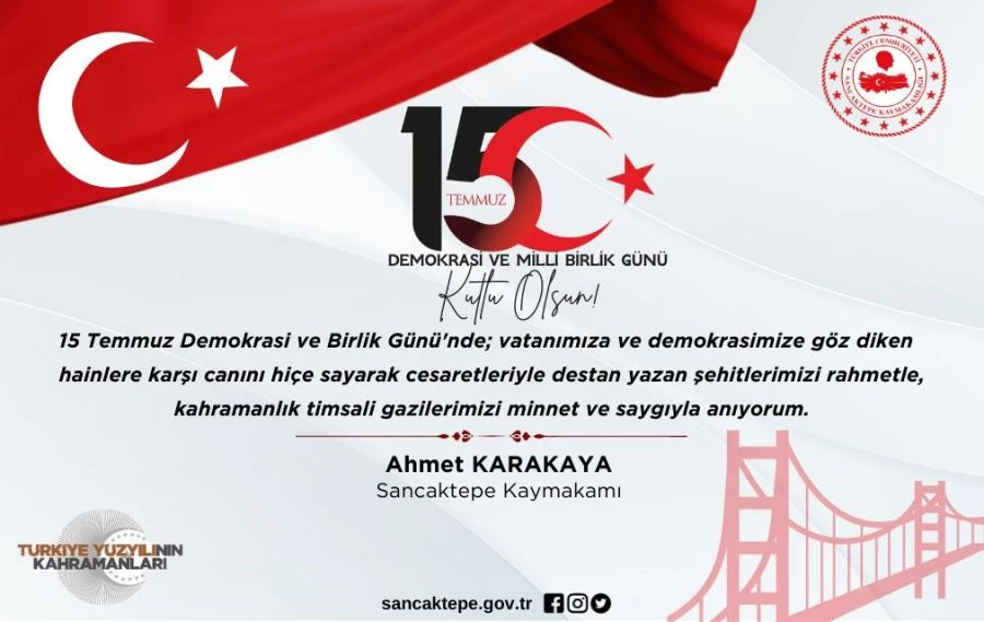 Sancaktepe Kaymakamı Ahmet Karakaya
