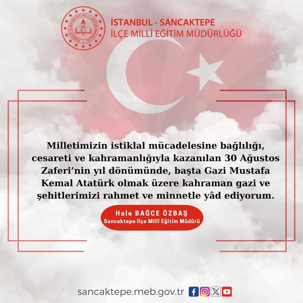 Sancaktepe Milli Eğitim Müdürü Hale Bağce Özbaş