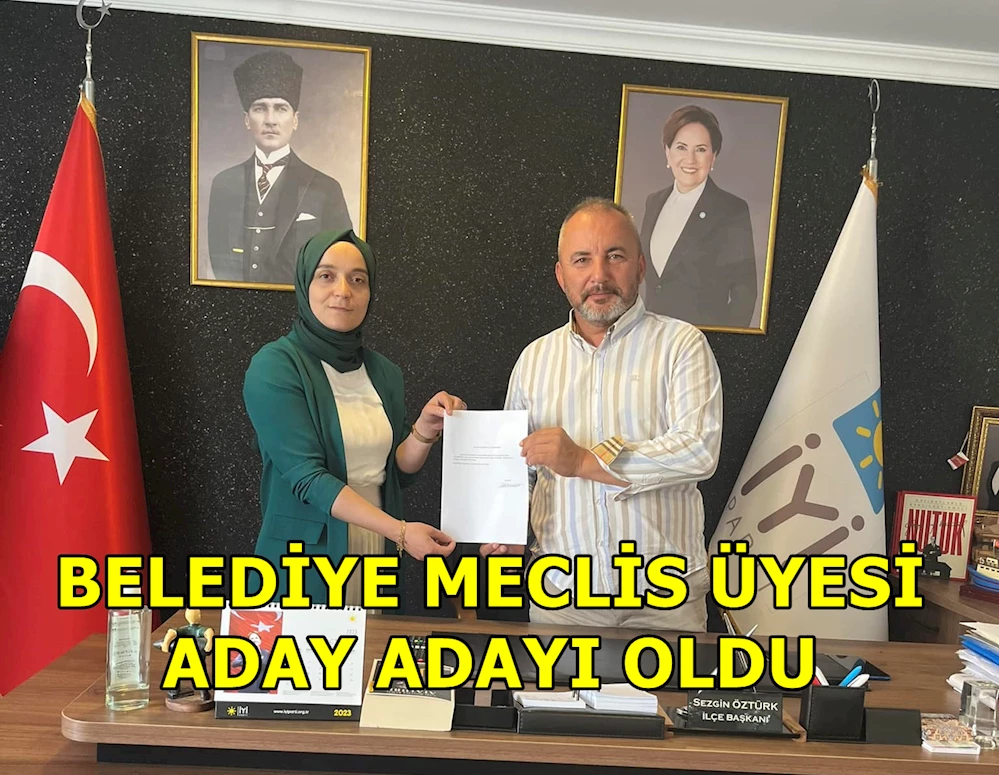 KASTAMONULU ZELİHA ÖZ BELEDİYE MECLİS ÜYESİ ADAY ADAYI OLDU