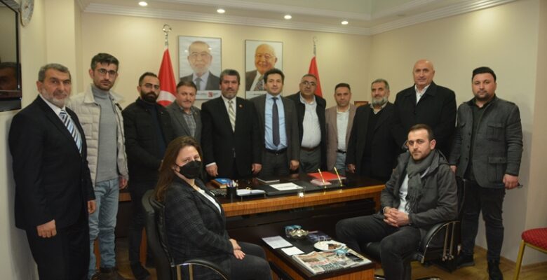 CHP Sancaktepe’den Saadet Partisi Sancaktepe’ye nezaket ziyareti