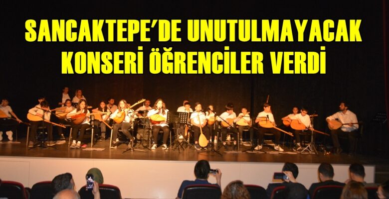 60. Yıl Sarıgazi Ortaokulu öğrencilerinden Sancaktepe’de unutulmayacak konser