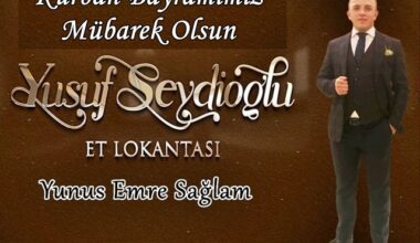 YUNUS EMRE SAĞLAM’IN KURBAN BAYRAMI MESAJI YUNUS EMRE SAĞLAM’IN KURBAN BAYRAMI MESAJI