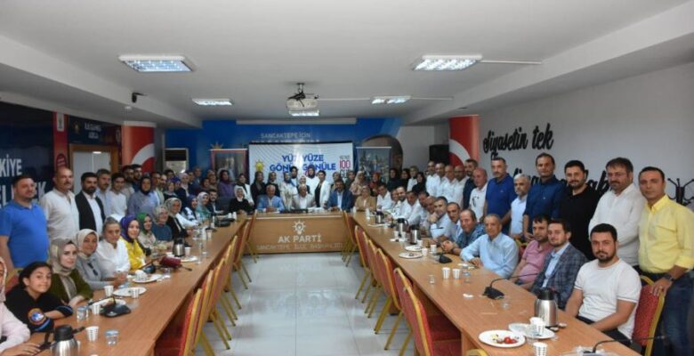 AK Parti Sancaktepe’de Yüz Yüze 100 Gün programı yoğun geçti