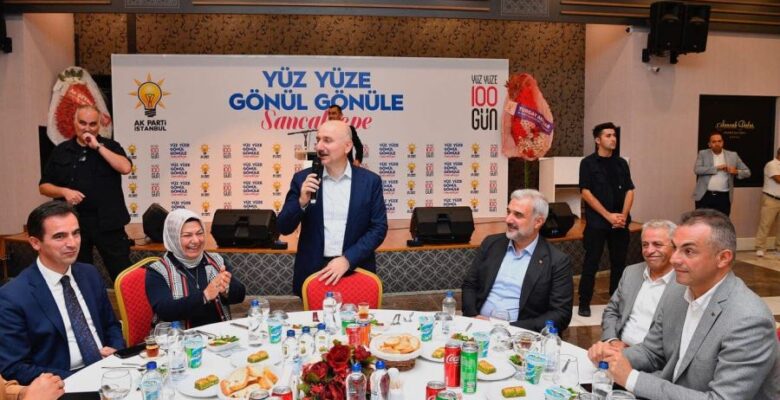 Sancaktepe’de Yüz Yüze 100 Gün programına Bakan Karaismailoğlu katıldı