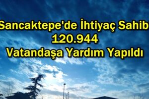 Sancaktepe’de İhtiyaç Sahibi 120.944 Vatandaşa Yardım Yapıldı
