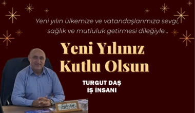 Turgut Daş’ın yeni yıl mesajı Turgut Daş’ın yeni yıl mesajı